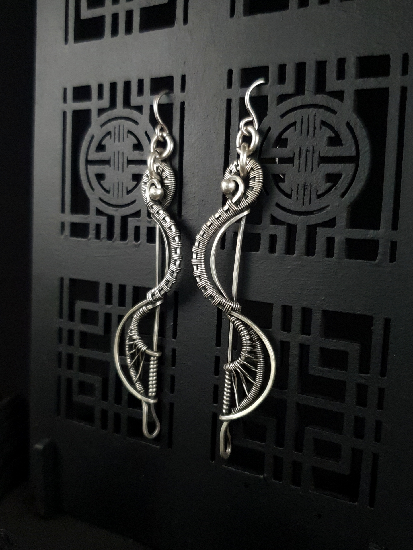 Sigma - Silver Earrings