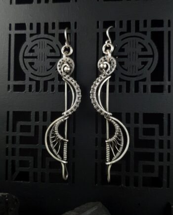 Sigma - Silver Earrings