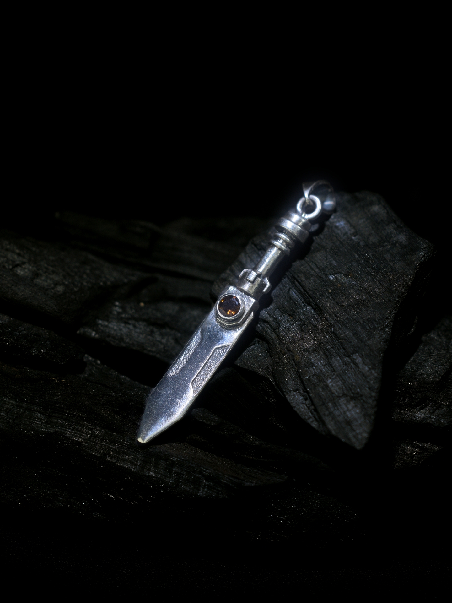 Damocles - Silver Sword Pendant