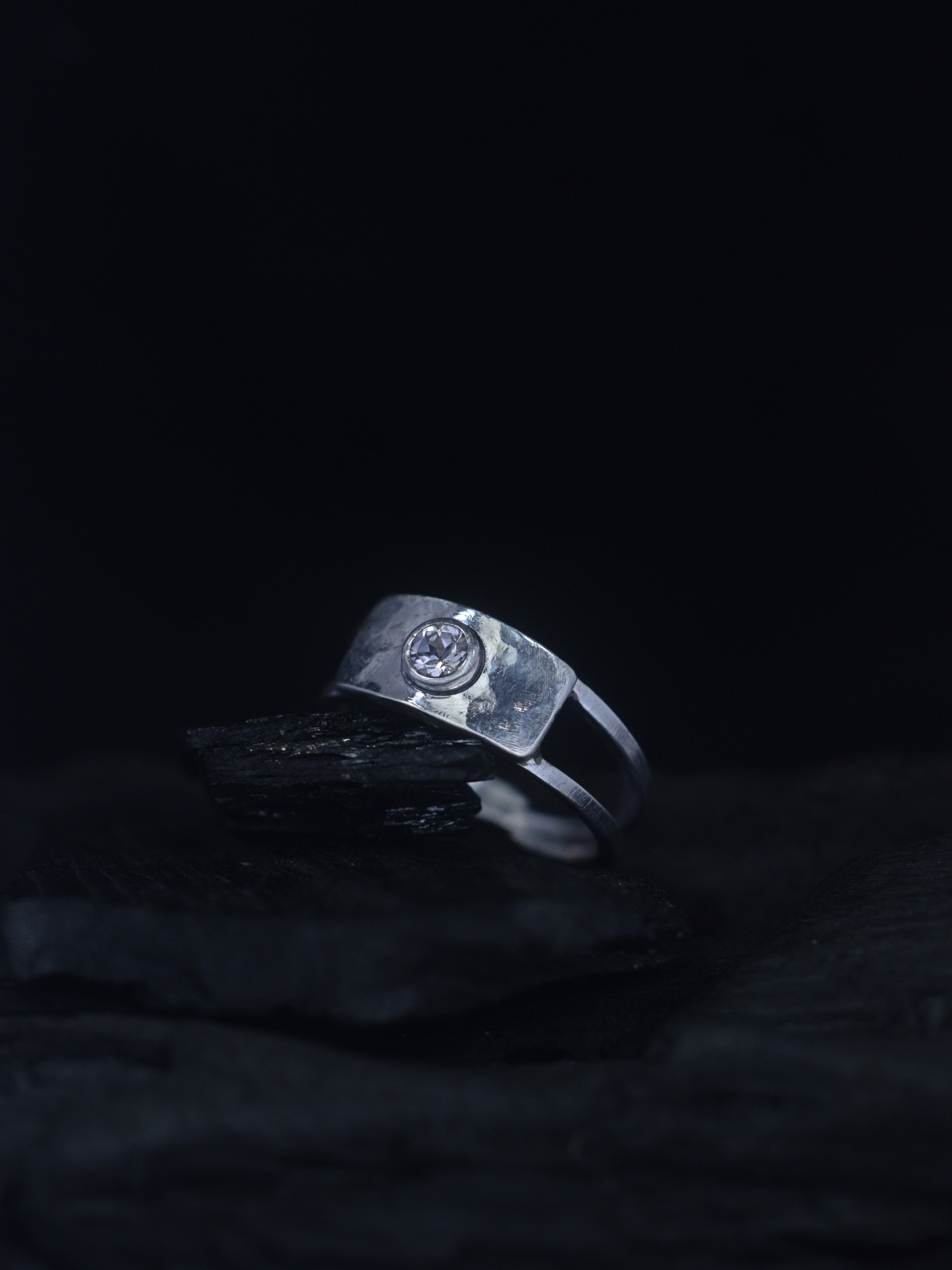 Skadi - Tourmaline Silver Ring