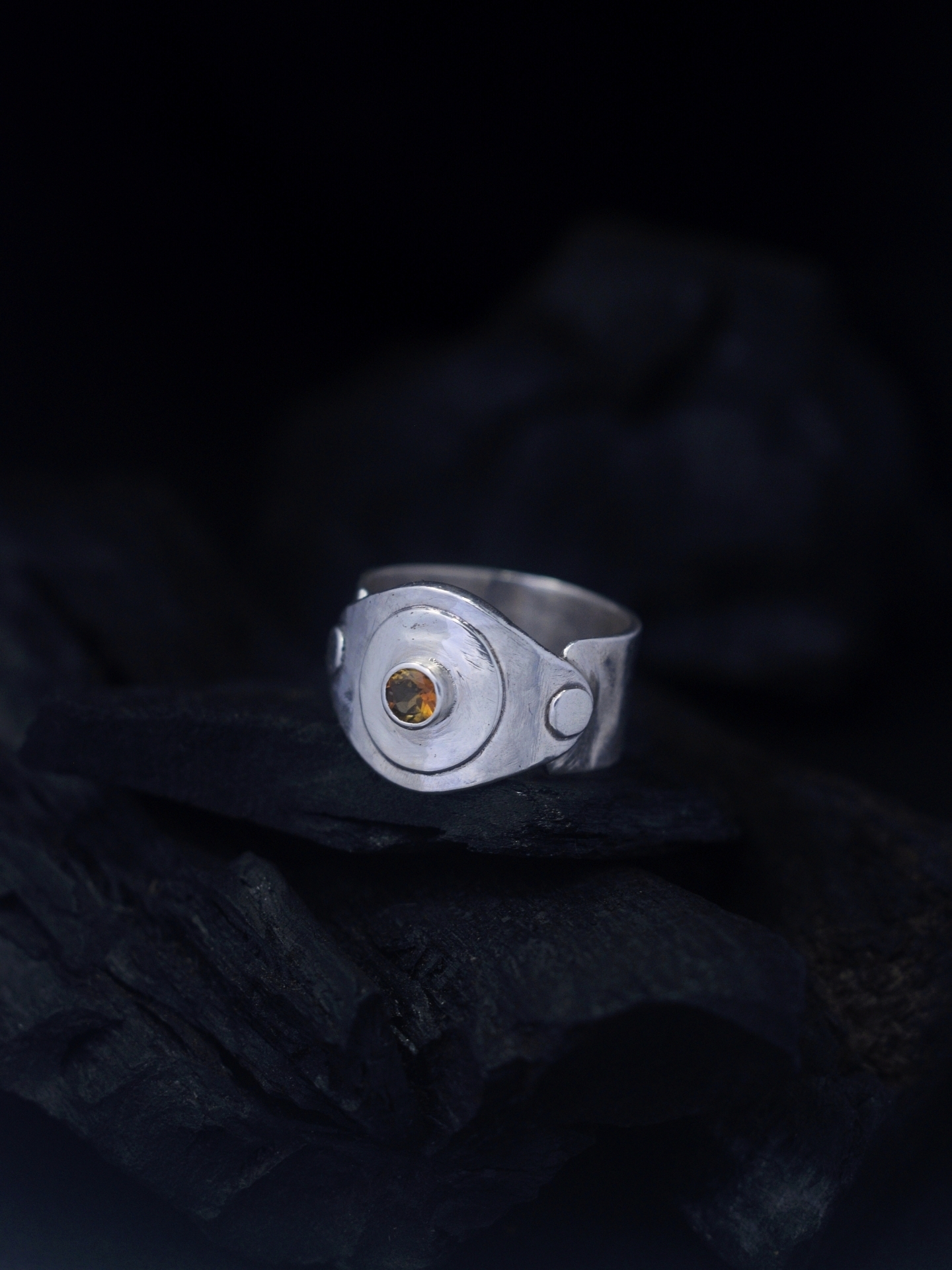 Svalinn Silver Tourmaline Ring