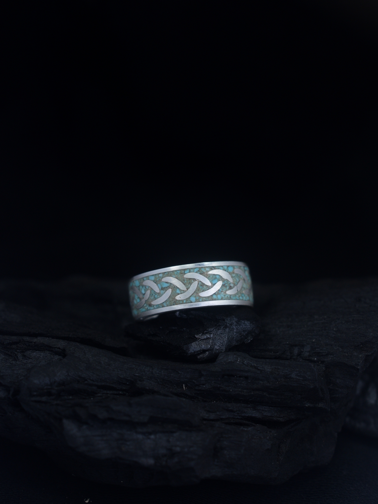 Celtic Turquoise Silver Ring