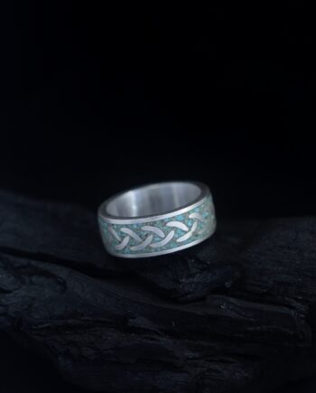 Celtic Turquoise Silver Ring