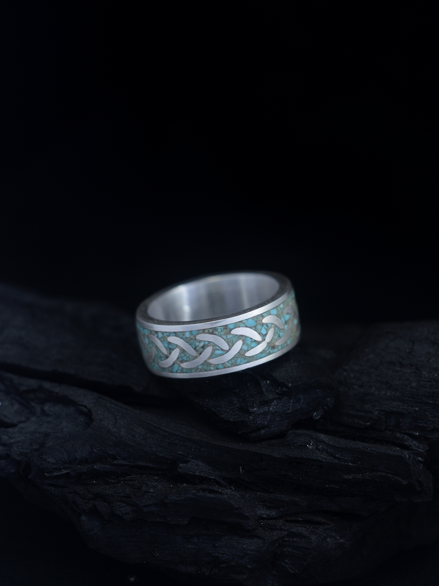 Celtic Turquoise Silver Ring