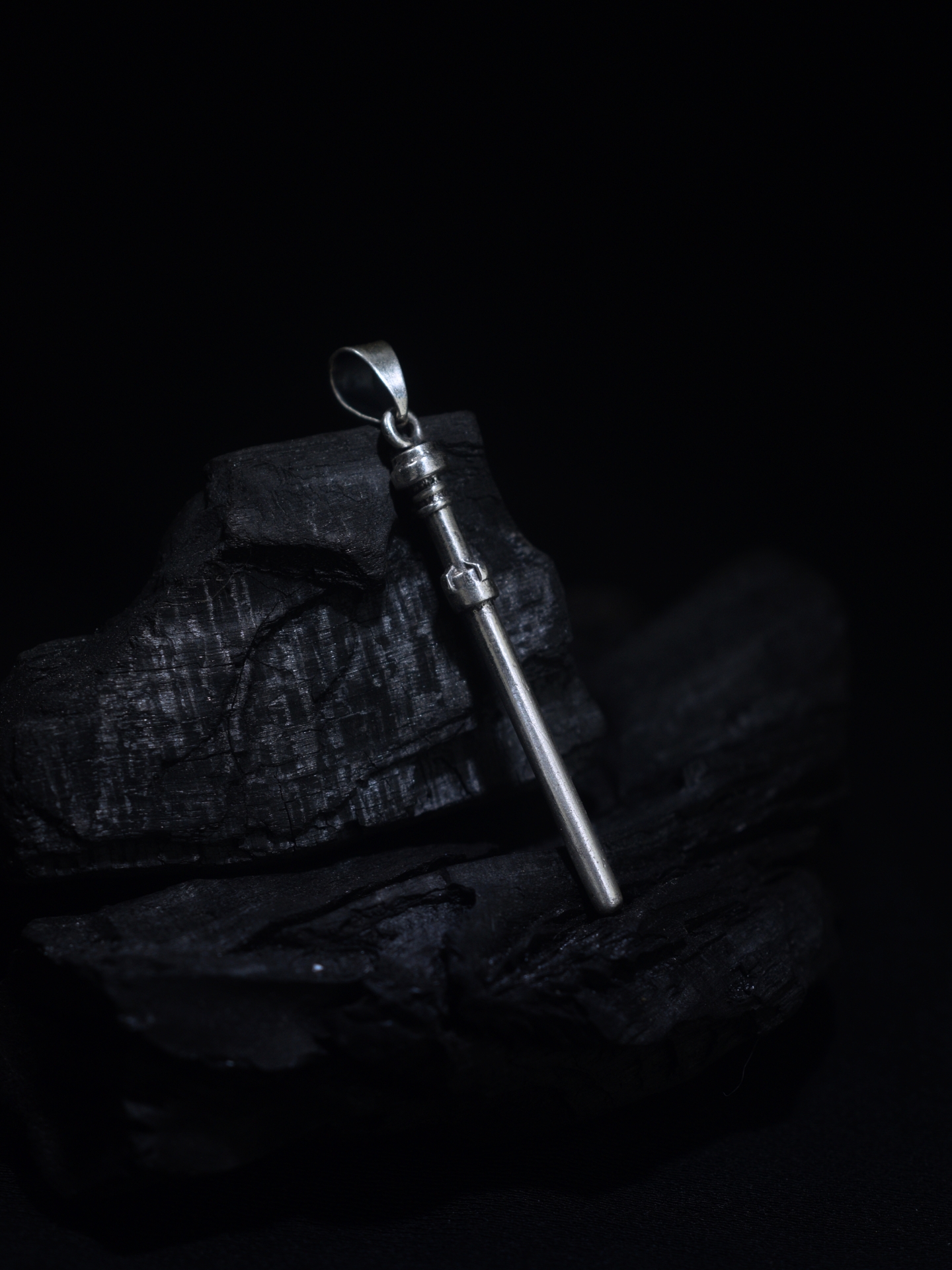 Light Saber- Star Wars Silver Pendant