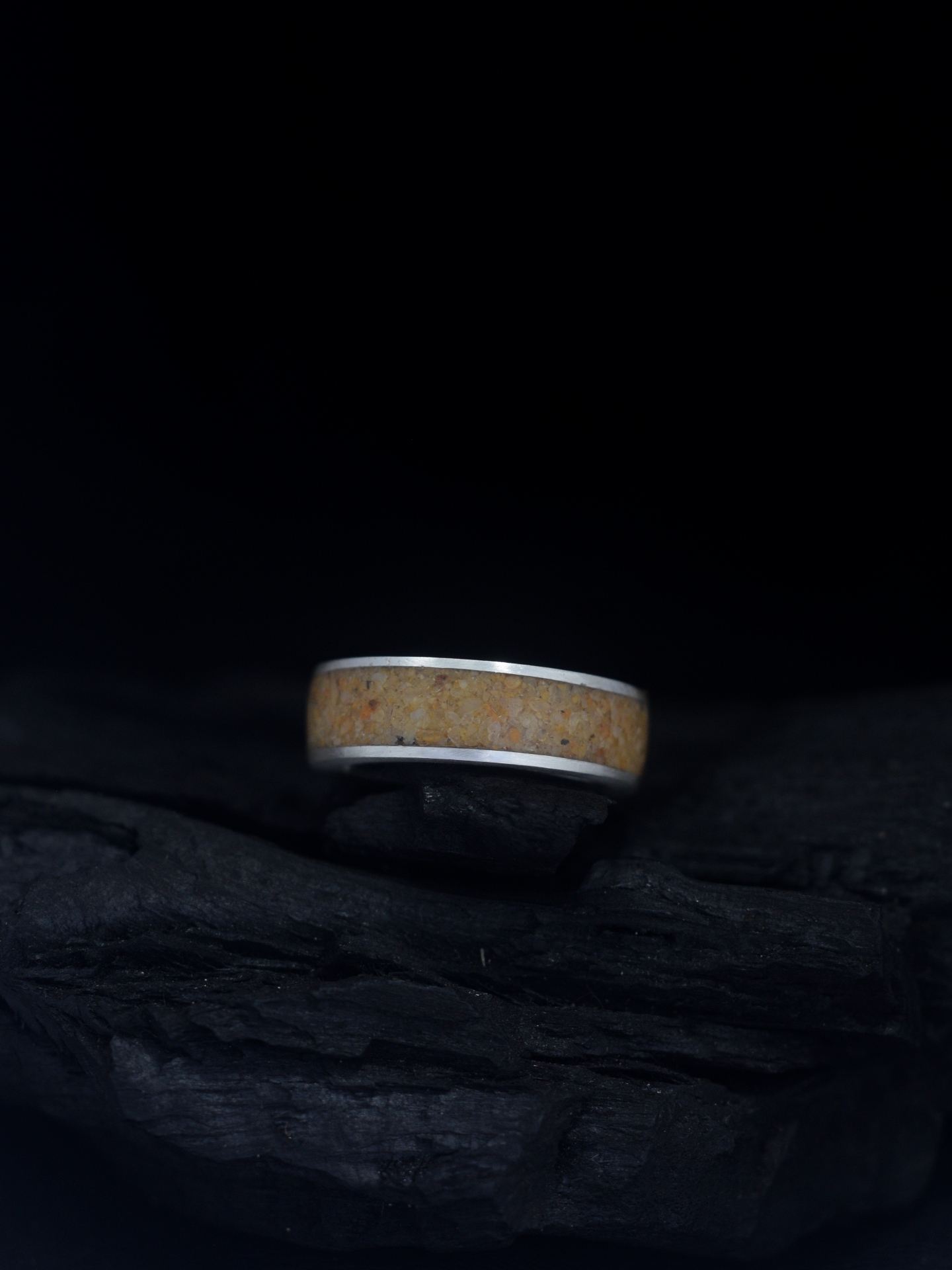 Sand Silver Ring (size 6)