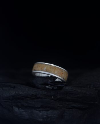 Sand Silver Ring (size 6)