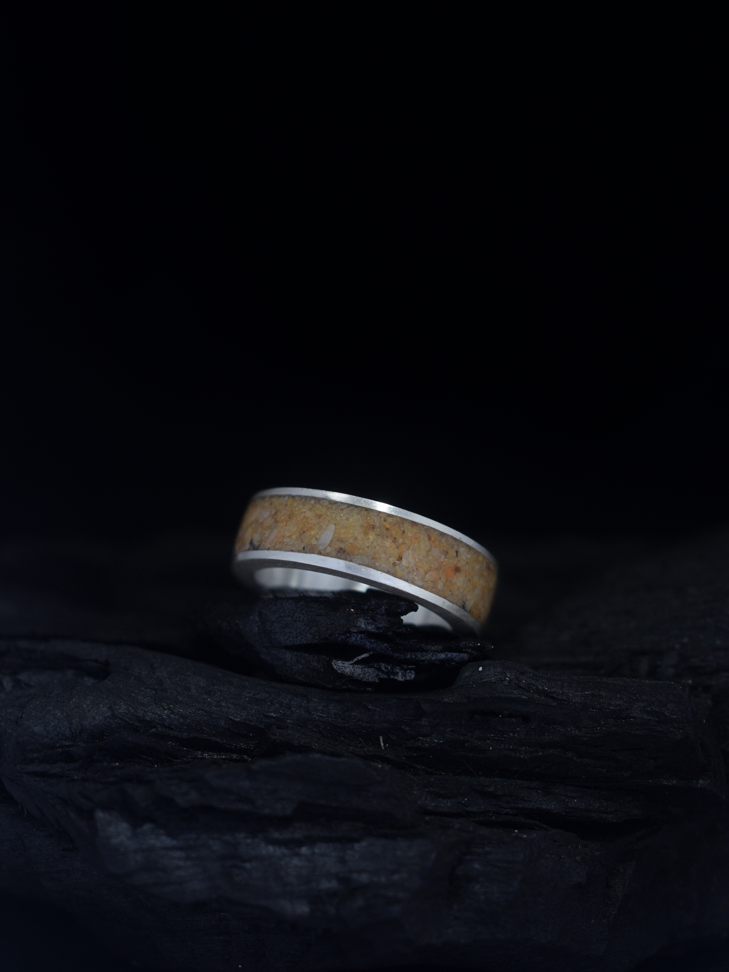 Sand Silver Ring (size 6)